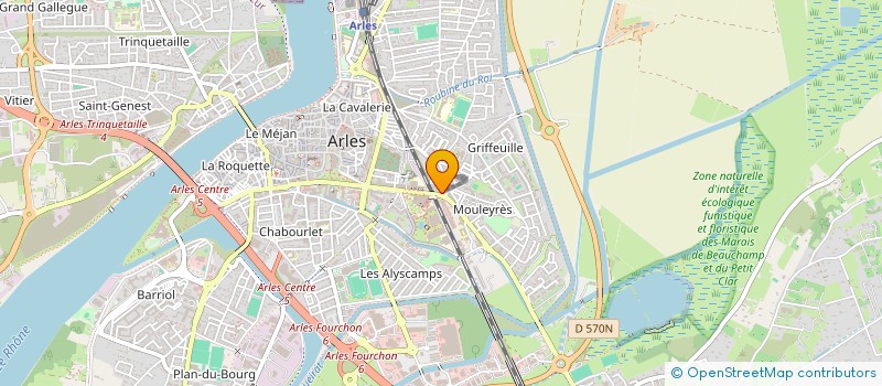 localisation de l'entreprise AGENCE DES ATELIERS  ARLES