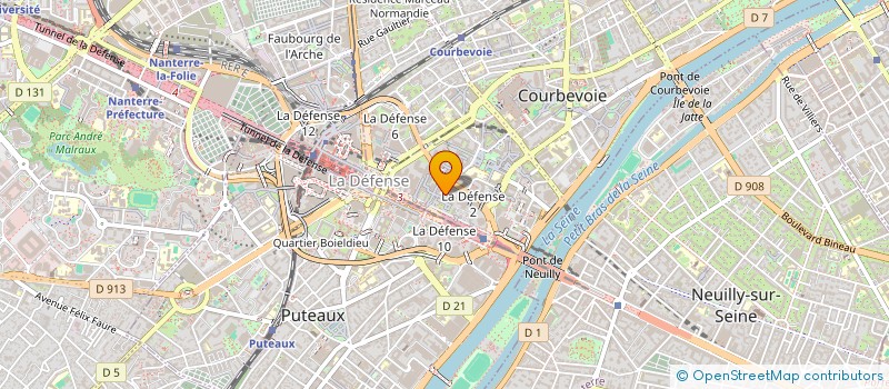 localisation de l'entreprise AGENCE DES COMMUNICATIONS MOBILES OPERATIONNELLES DE SECURITE ET DE SECOURS à COURBEVOIE