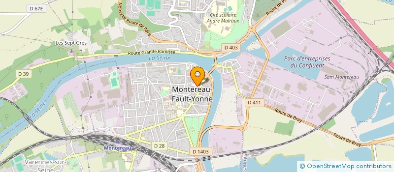 localisation de l'entreprise AGENCE DES DEUX FLEUVES à MONTEREAU-FAULT-YONNE