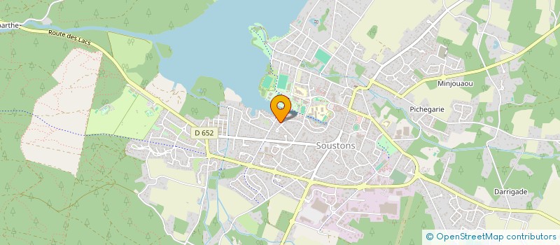 localisation de l'entreprise AGENCE DES DUNES  SOUSTONS