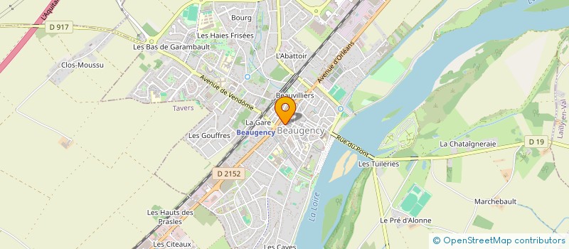 localisation de l'entreprise AGENCE DES EXPERTS DE LA SECURITE à BEAUGENCY