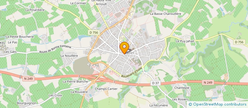 localisation de l'entreprise AGENCE DES FORGES à VALLET