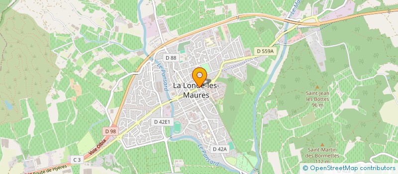 localisation de l'entreprise AGENCE DES ILES D'OR  LA LONDE-LES-MAURES