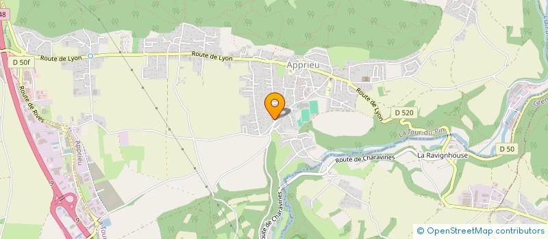 localisation de l'entreprise AGENCE DES LYS  APPRIEU