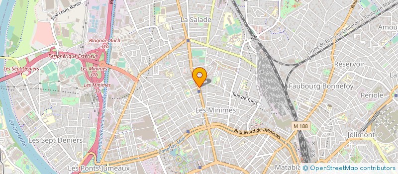 localisation de l'entreprise AGENCE DES MINIMES à TOULOUSE