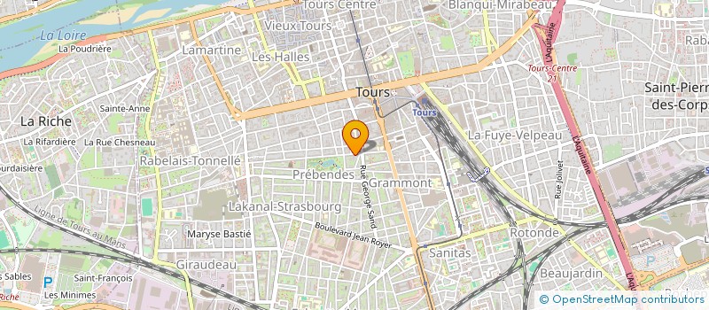 localisation de l'entreprise AGENCE DES PREBENDES à TOURS