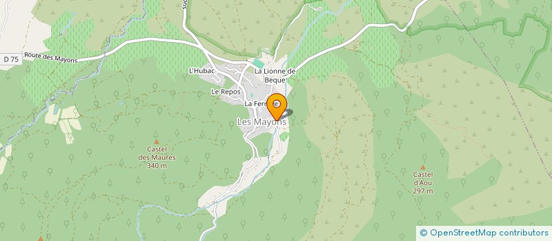 localisation de l'entreprise AGENCE DES ROSIERS à LES MAYONS