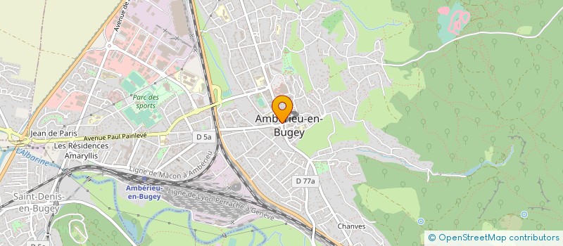 localisation de l'entreprise AGENCE DESBENOIT à AMBERIEU-EN-BUGEY