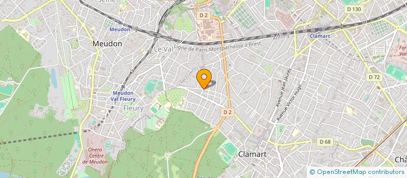 localisation de l'entreprise AGENCE DETECT à CLAMART