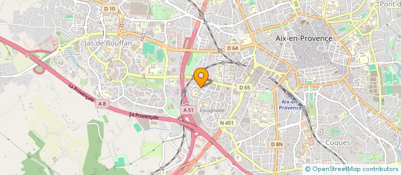 localisation de l'entreprise AGENCE DEVEL TERRITOIRES ACTION PLUS à AIX-EN-PROVENCE