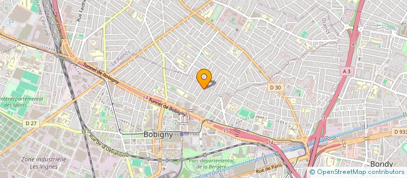 localisation de l'entreprise AGENCE DEVELOPPEMEN INDUSTRIEL FINANCIER à BOBIGNY