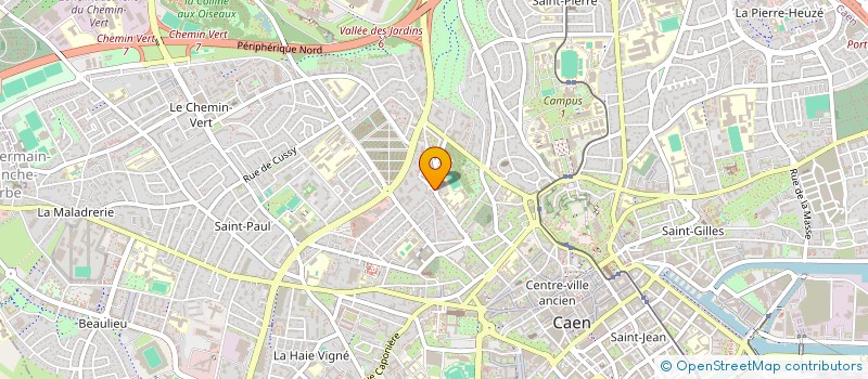 localisation de l'entreprise AGENCE DEVELOPPEMENT DES ORGANISATIONS à CAEN