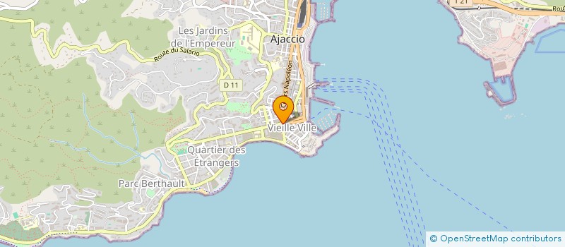 localisation de l'entreprise AGENCE DEVELOPPEMENT ECO DE LA CORSE à AJACCIO