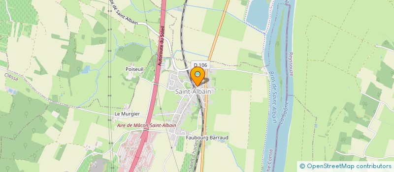 localisation de l'entreprise AGENCE DEVELOPPEMENT FRANCHISE à SAINT-ALBAIN