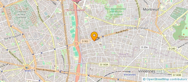 localisation de l'entreprise AGENCE DEVELOPPEMENT IMAGES SYNTHESE à MONTREUIL