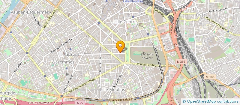localisation de l'entreprise AGENCE DEVELOPPEMENT PROMO COVOITURAGE à LILLE