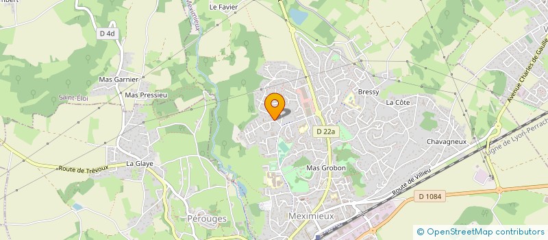 localisation de l'entreprise AGENCE DFK SARL à MEXIMIEUX