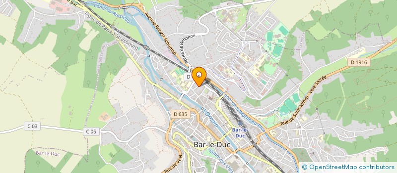 localisation de l'entreprise AGENCE DIAGNOSTIC HABITAT à BAR-LE-DUC