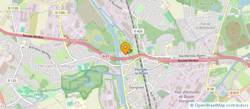 localisation de l'entreprise AGENCE DIAGNOSTIC NORD  FLERS-EN-ESCREBIEUX