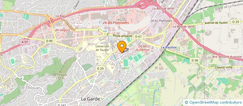 localisation de l'entreprise AGENCE DIAGNOSTICS DU SOLEIL à LA GARDE