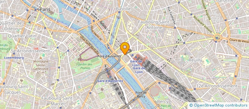 localisation de l'entreprise AGENCE DIDEROT VOYAGES à PARIS