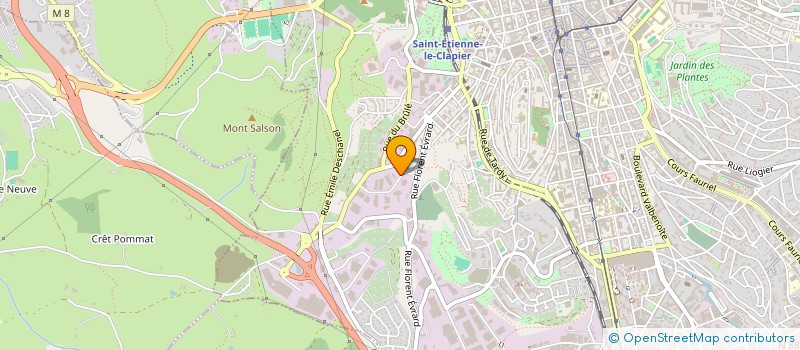 localisation de l'entreprise AGENCE DISTRIBUTION INDUSTRIELLE FOREZ  SAINT-ETIENNE