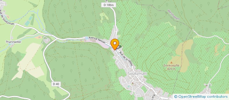 localisation de l'entreprise AGENCE DISTRIBUTION VINS ET SPIRITUEUX à SOULTZMATT