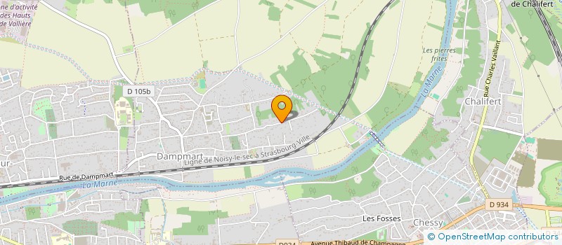 localisation de l'entreprise AGENCE DJC  DAMPMART