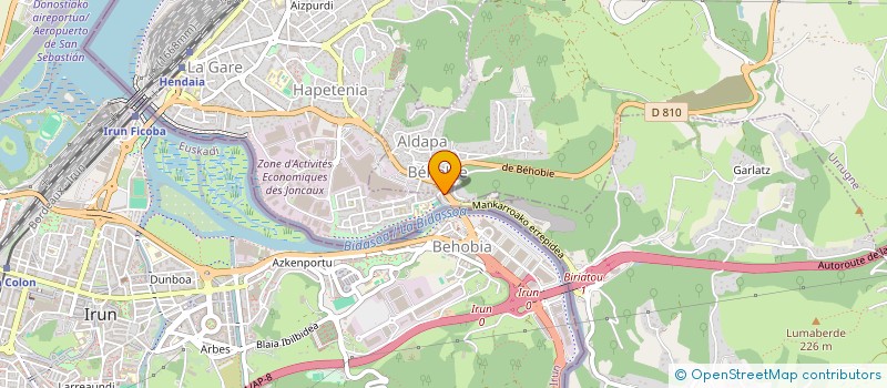 localisation de l'entreprise AGENCE DONIBANE TRANSACTION  HENDAYE