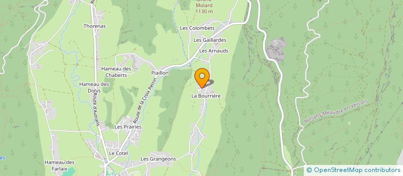 localisation de l'entreprise AGENCE DOUCE NICOLAS FILMS  AUTRANS-MEAUDRE EN VERCORS