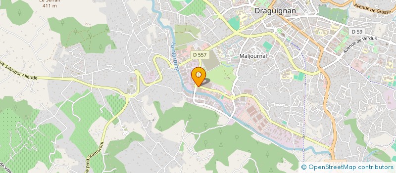 localisation de l'entreprise AGENCE DRACENIE EN AMEUBLEMENT à DRAGUIGNAN