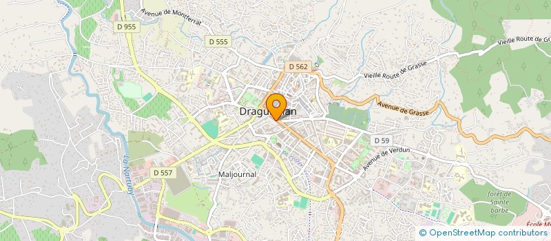 localisation de l'entreprise AGENCE DRACENOISE à DRAGUIGNAN