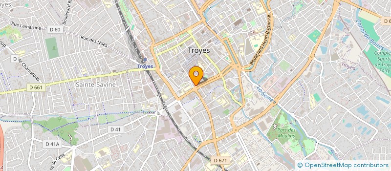 localisation de l'entreprise AGENCE DU 14 JUILLET à TROYES