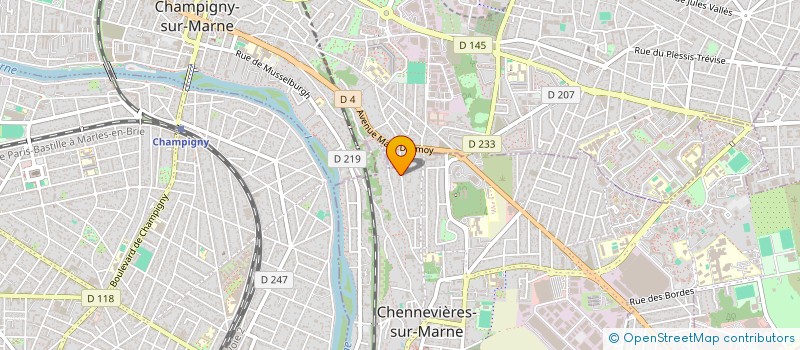 localisation de l'entreprise AGENCE DU BATIMENT ACTUEL à CHENNEVIERES-SUR-MARNE