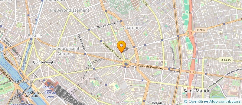 localisation de l'entreprise AGENCE DU BATIMENT ET TRAVAUX PUBLICS  PARIS