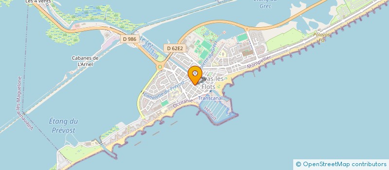 localisation de l'entreprise AGENCE DU CASINO GESTION à PALAVAS-LES-FLOTS