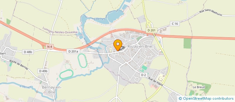localisation de l'entreprise AGENCE DU CENTRE à ROZAY-EN-BRIE