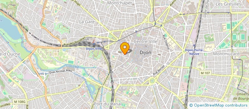 localisation de l'entreprise AGENCE DU CHAPEAU ROUGE  DIJON