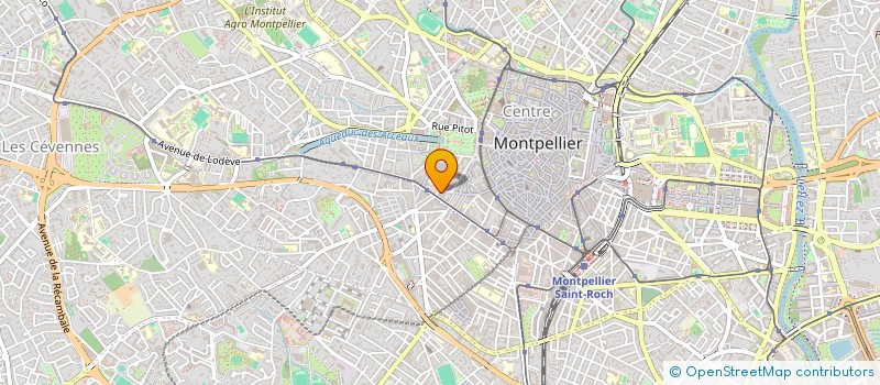 localisation de l'entreprise AGENCE DU COUREAU SARL à MONTPELLIER