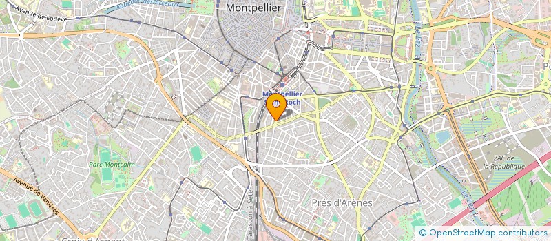 localisation de l'entreprise AGENCE DU DEVELOPPEMENT ECONOMIQUE SOCIAL ET CULTUREL DES TERRITOIRES à MONTPELLIER