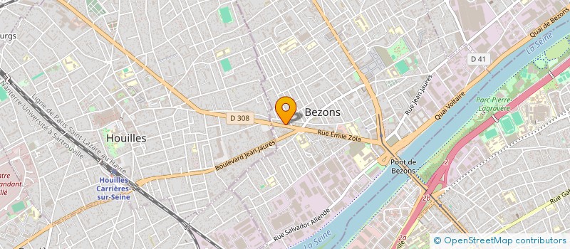 localisation de l'entreprise AGENCE DU GRAND CERF  BEZONS