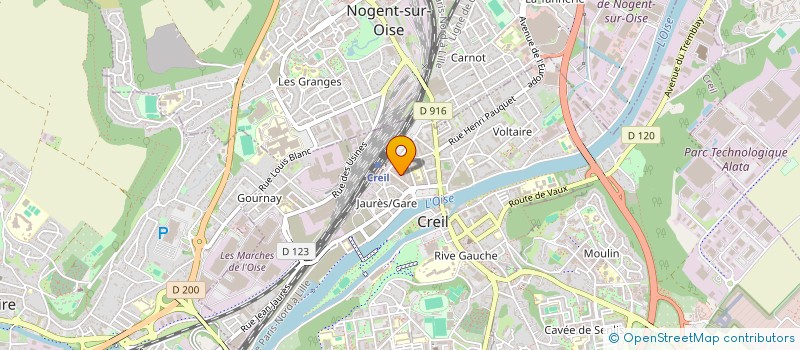 localisation de l'entreprise AGENCE DU GRAND JARDIN à CREIL