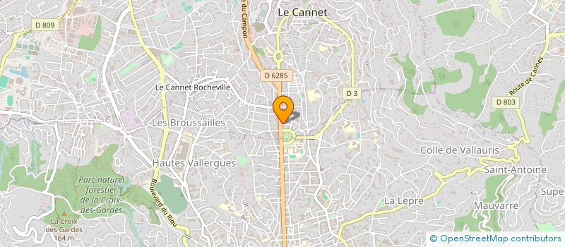 localisation de l'entreprise AGENCE DU LITTORAL à LE CANNET