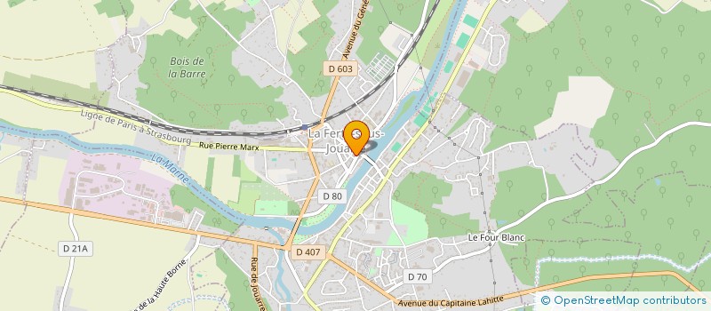 localisation de l'entreprise AGENCE DU MARCHE à LA FERTE-SOUS-JOUARRE