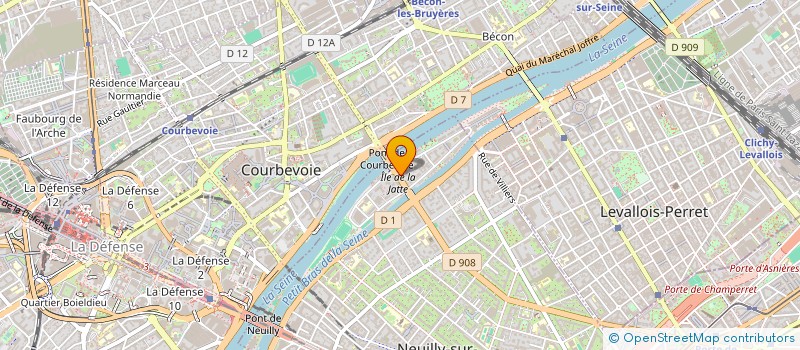 localisation de l'entreprise AGENCE DU MARCHE à NEUILLY-SUR-SEINE
