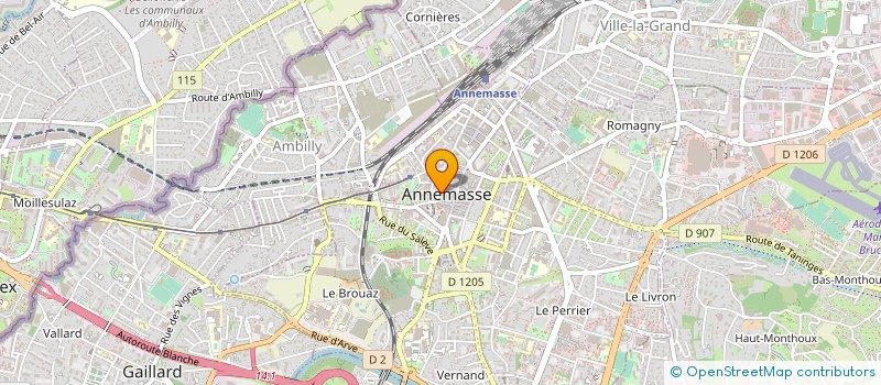 localisation de l'entreprise AGENCE DU MASSIF à ANNEMASSE