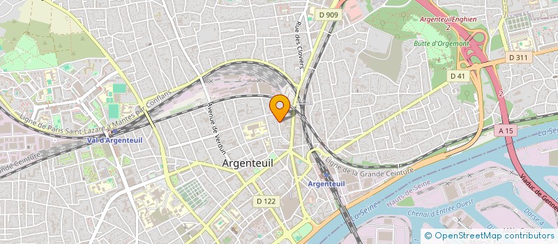 localisation de l'entreprise AGENCE DU MENHIR  ARGENTEUIL