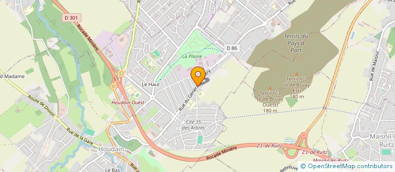 localisation de l'entreprise AGENCE DU NOUVEAU PONT  HOUDAIN