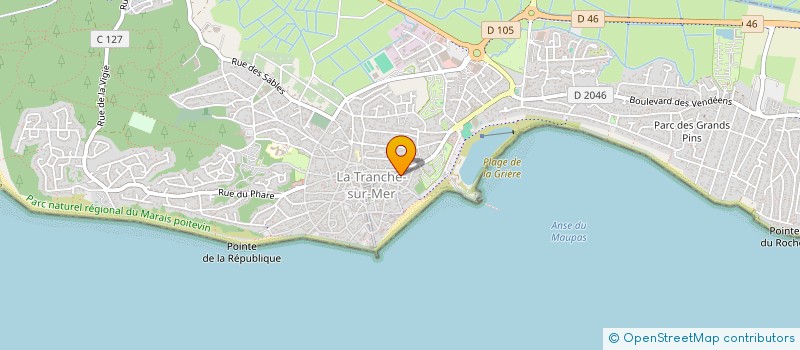 localisation de l'entreprise AGENCE DU PHARE à LA TRANCHE-SUR-MER