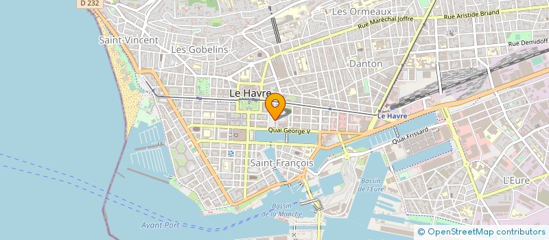 localisation de l'entreprise AGENCE DU PHARE à LE HAVRE